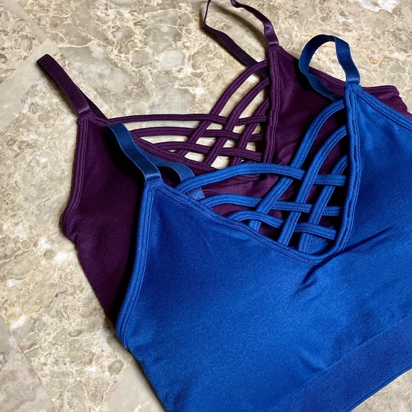 1 Left!  Sapphire Caged Bralette - Picture 2 of 7